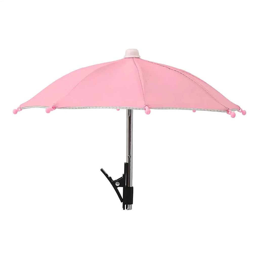Cell Phone Umbrella Holder with Clip for Sun Shade Cell Phone Umbrella Sun Protection Phone Clip Blocking Cellphone Accessories