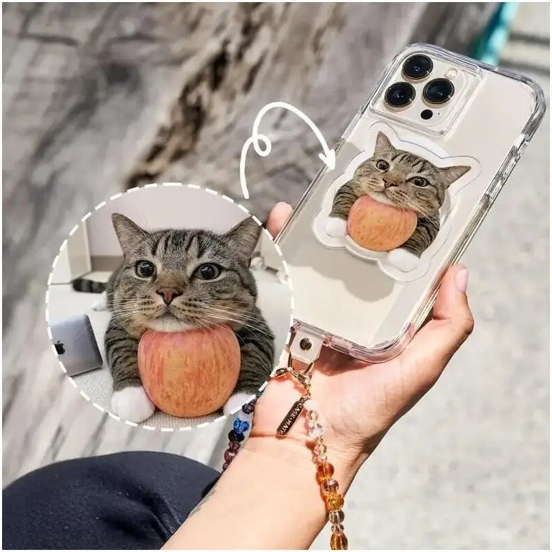 Diy Acrylic Cute Cartoon Photo Customization Modeling Periphery Phone Holder Desktop Collection Stand Ornaments Accessory