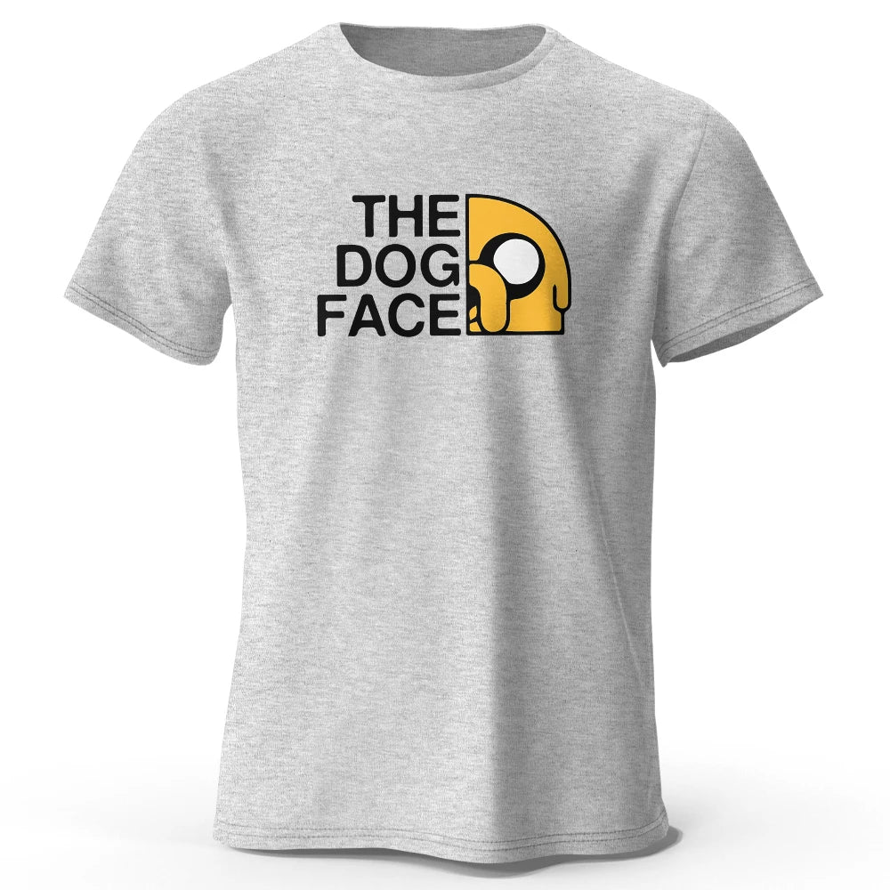 Men's Jake The Dog Printed T Shirt Oversized Funny Graphic Tees for Men Women Tops Tees