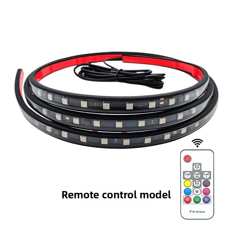 12V/24V Truck LED Flowing Light Strip, Multicolor Chase Flowing Ambient Light, Suitable for Trucks/Vans
