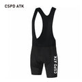 CSPD ATK men's cycling sportswear set summer lightweight cycling jersey sponge cushion cycling bib MTB cycling suit