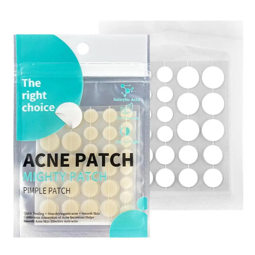 30pcs Hydrocolloid Salicylic Acne Pimple Patch Fade Repair Acne Invisible  Removal Pimple Anti Spots Marks Conceale