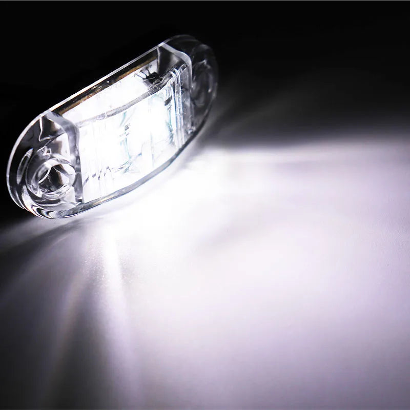 12v / 24v Led Side Marker Light For Truck Side Clearance Marker Light Warning Lamp 12V LED Red White Amber For Trailer Lorry