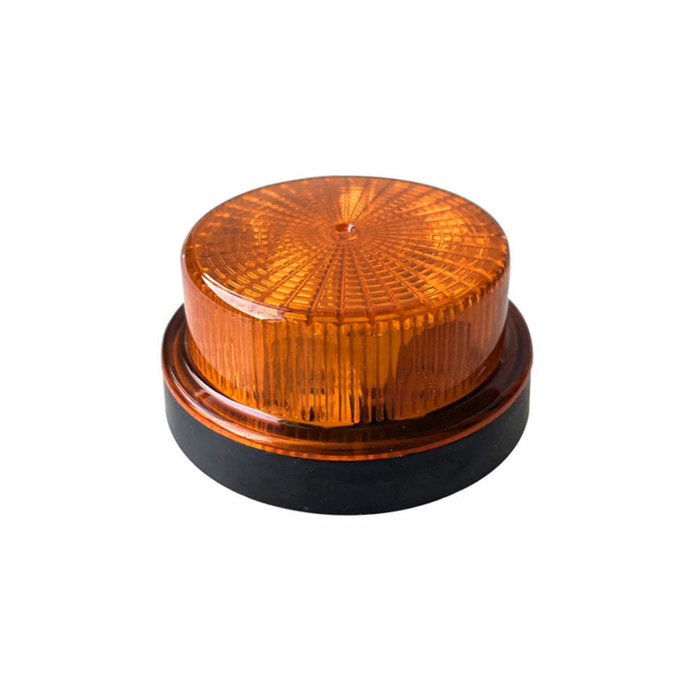2Pcs Truck Flashing Lights 12V 24V LED Trailer Side Marker Lights Tractor Strobe Light White Amber Red Blue Green Van Bus RV