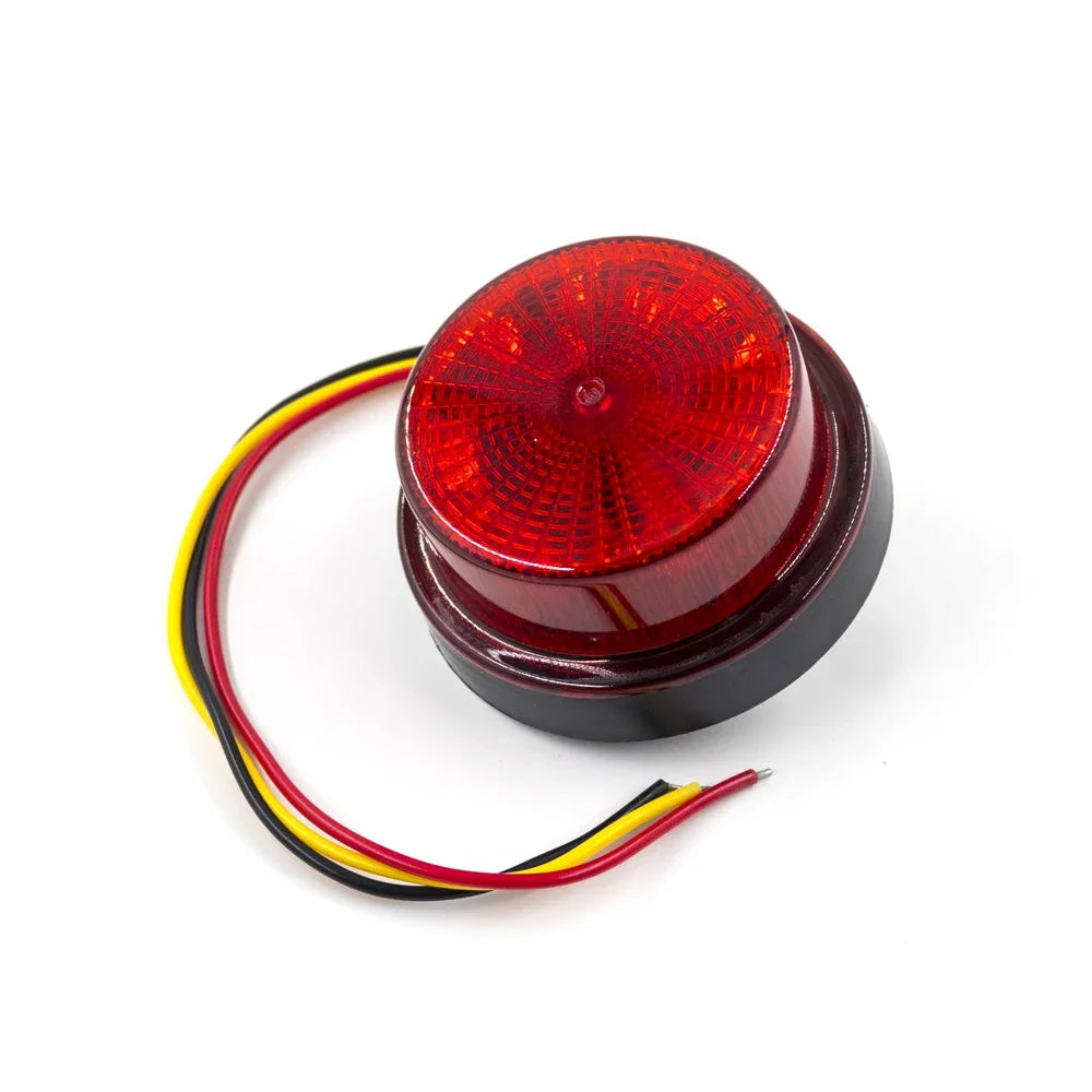 2pcs 12V 24V 2 Modes 12 LED Warning Emergency Strobe Light Flashing Light Revolving light Signal Lamp Truck Tractor Waterproof