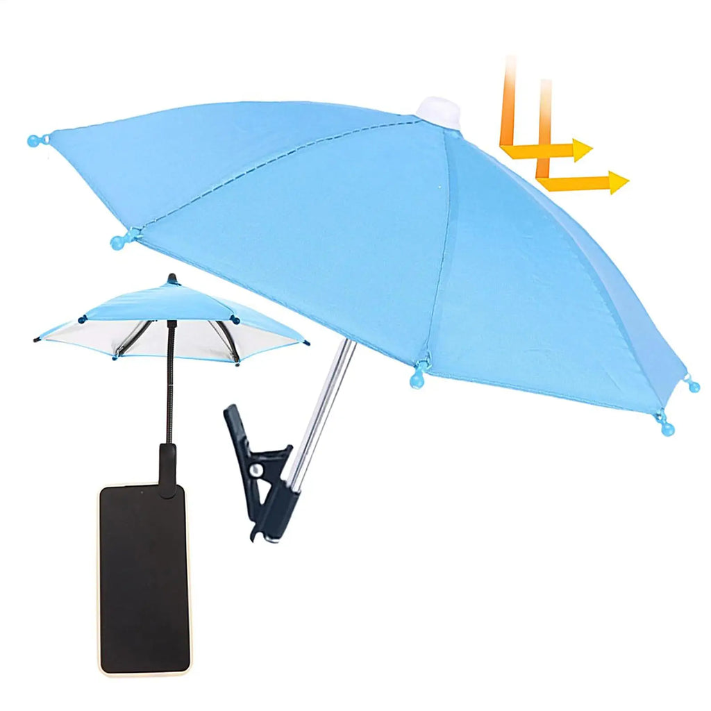 Cell Phone Umbrella Sun Blocker Glare Blocking Cellphone Accessories Portable Anti-reflective Mobile Phone Sunshade for Travel
