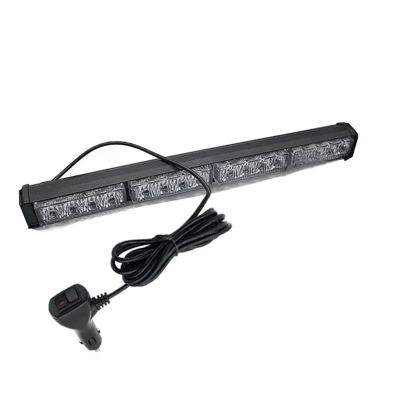 12V 24V 4LED*4 Red Blue Strobe Light Bar Traffic Advisor Warning Emergency Light Flashing Lights For Trucks Vehicles