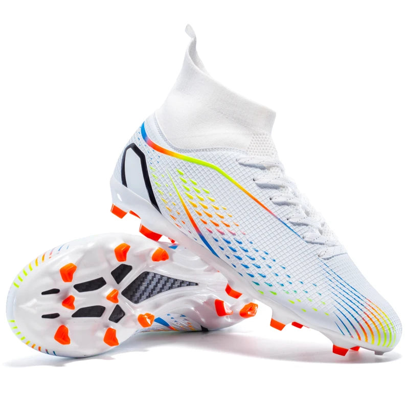 Professional Training Soccer Shoes Soccer Cleats Turf Futsal Match Grass Unisex Non-slip Breathable Men Outdoor Football Boots