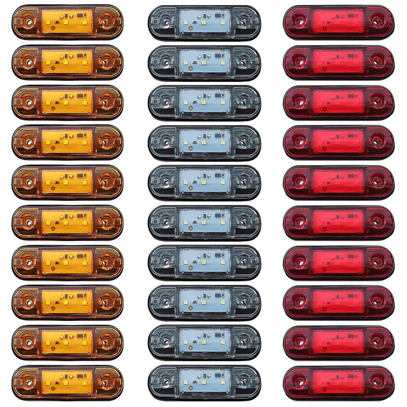12V 24V Truck Accesorios Trailer Car External Lights Warning Tail Light Signal Brake Lamps for Scania Truck Trailer Lorry Bus