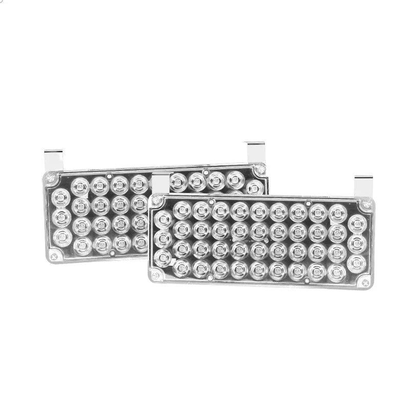 Flashing Rectangular LED Rear Signal Light for Tow Truck Rescue Vehicle Wrecker Engineering With Red Blue Yellow Strobe Lamp 12V