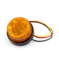 2pcs 12V 24V 2 Modes 12 LED Warning Emergency Strobe Light Flashing Light Revolving light Signal Lamp Truck Tractor Waterproof