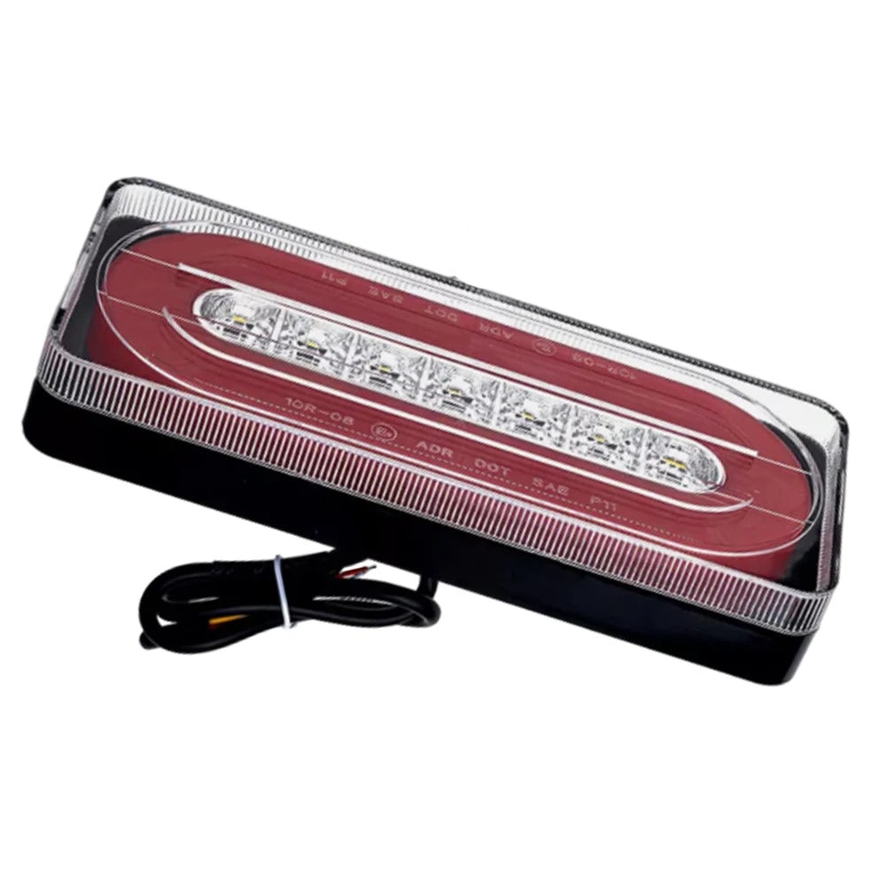 2/24V 2Pcs Rear LED Brake Tail Turn Lights  Side Marker Indicator Flashing Strobe Lights Brake Warning For Car Truck Trailer