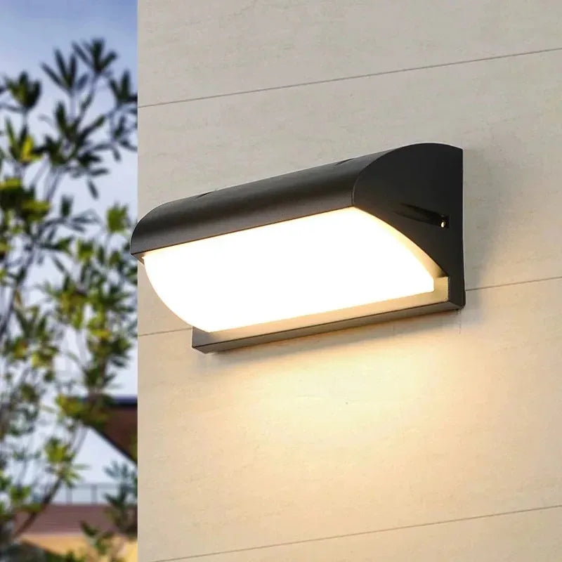 LED Lights AC85-265V Motion Sensor Light Led Outdoor Wall Light Porche Balcony Garden Courtyard Lamp Retro Living Room Bedroom