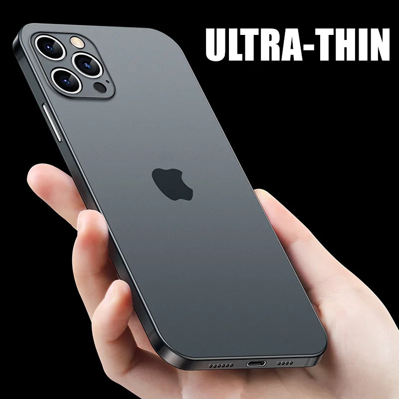 New New Ultra Thin Matte Phone Case On for Iphone 11 12 13 14 15 16 Plus Pro Max Mini X Xr XsMax Slim Cover shell