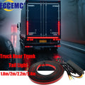 Truck Rear Tail Driving Light Strip with Turn Signal Waterproof Tailgate Driving Safety Additional Brake Flash Warning Light 24V