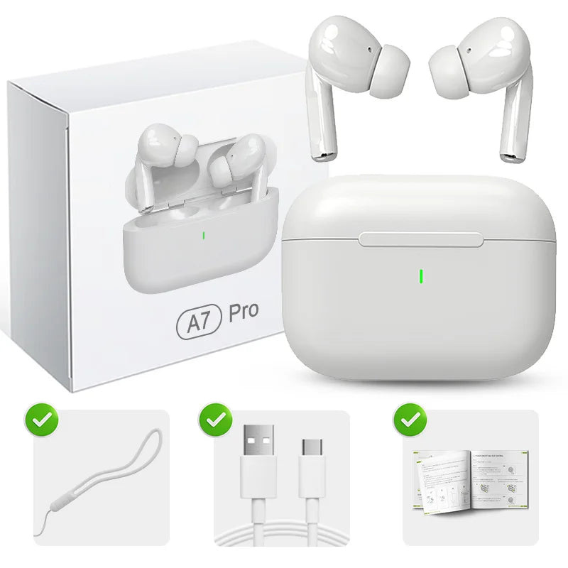 2025 Air Pro Wireless Bluetooth Earphones TWS Headset HiFi Earbuds Noise Reduction Headphones Waterproof For IPHONE Android