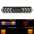 12V 24V Truck Tail Lights RGB Seven Colours Driving Lights Turn Signal Lights LED Brake Flashing Warning Lights Devil's Eye Lamp