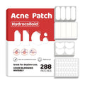 Hydrocolloid Acne Patches Pimple Patches for Face 264pcs Round Shape Spot Stickers Zit Covers for Women