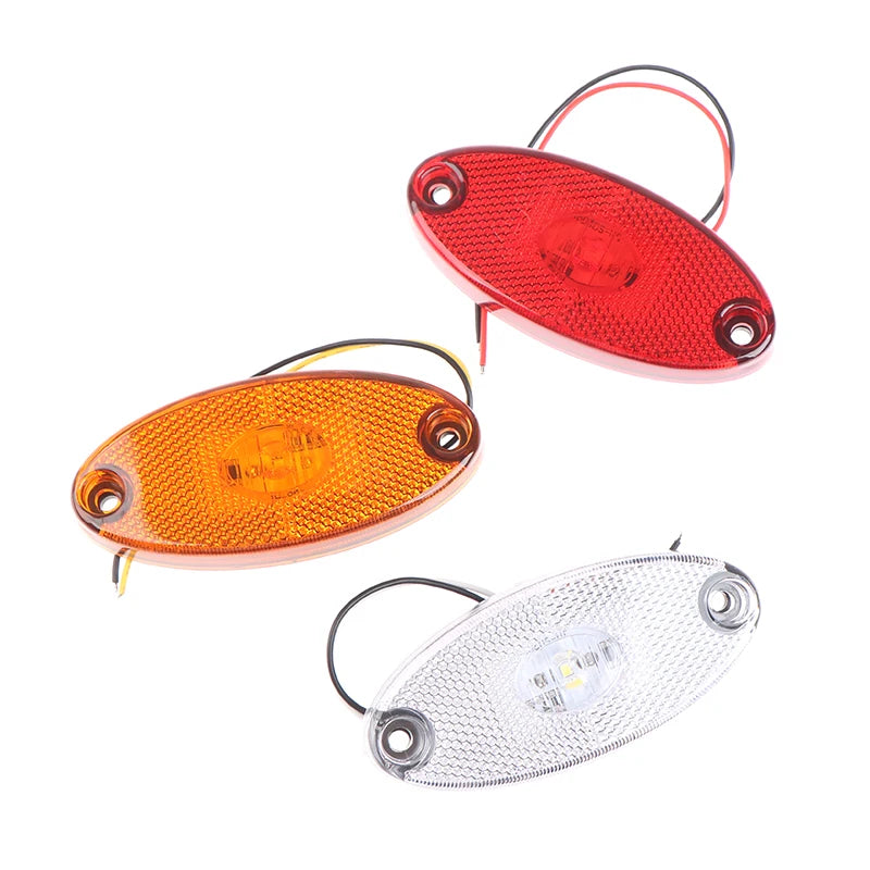 3LED 12V 24V LED Side Marker Lights for Trailers Trucks Caravans - Truck Side Marker Light Bar