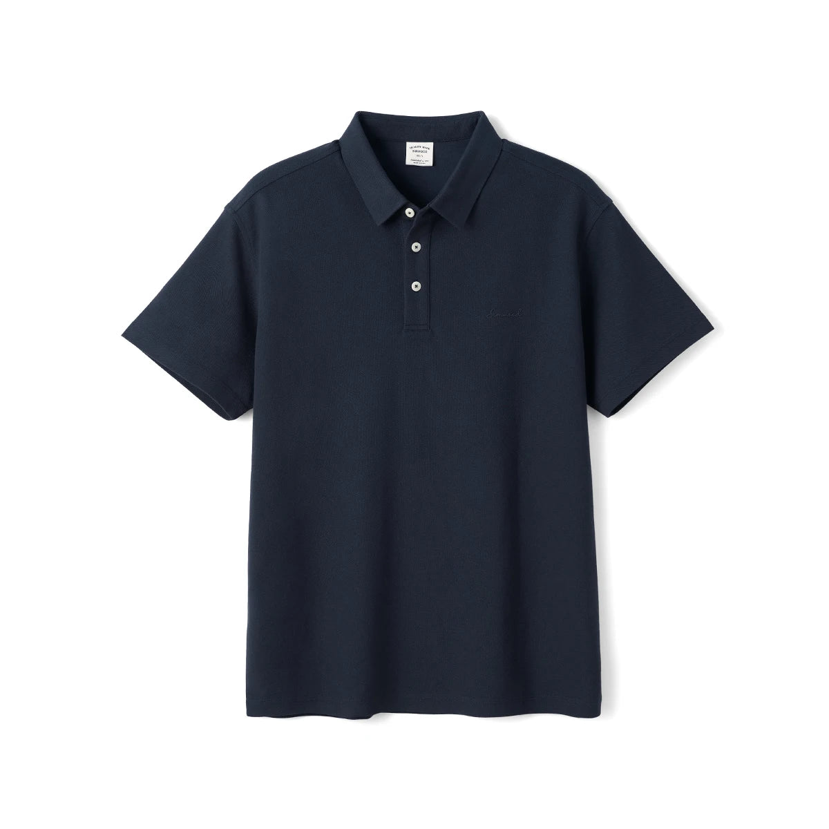 SIMWOOD 2026 Summer New 230gsm Sorona Cotton Pique Polo Shirt Men Regular Fit Short Sleeve Breathable Smart Casual Golf T-Shirt