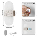 LED Motion Sensor Atmosphere Night Light with Charging Function, Magnetic Suction, No Wiring, Acrylic Decorative Wall Lamp