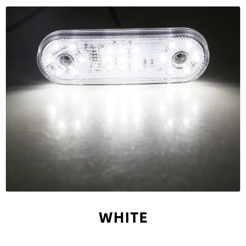 2pcs Flashing Light Truck Side Signal Lamp Strobe light Warning lights beacon lamp 12v 24v LED indicator light truck Taillight