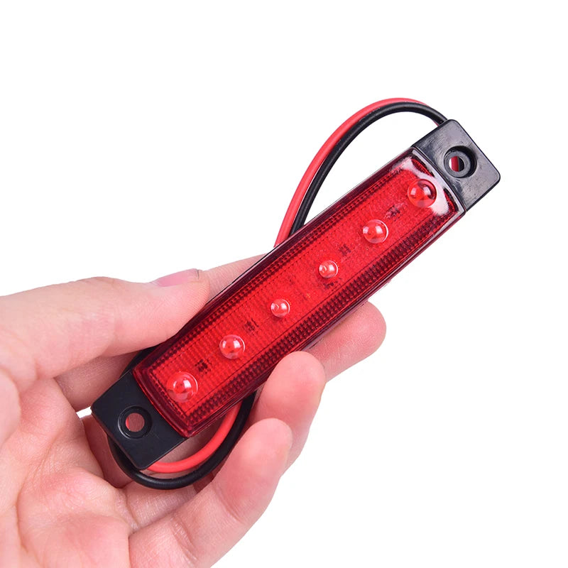 1PC Truck Side Marker Indicator Light Turn Signal Lamp 12V 24V LED Auto Car Bus Lorry Trailer Tail Warning Lamp Brake Lights