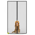 Easy Install, Magnetic Screen Door Mesh 1Pc-120X210cm-Self-Sealing, Pet Tested, Hands-Free Entry, Keeps Bugs Out