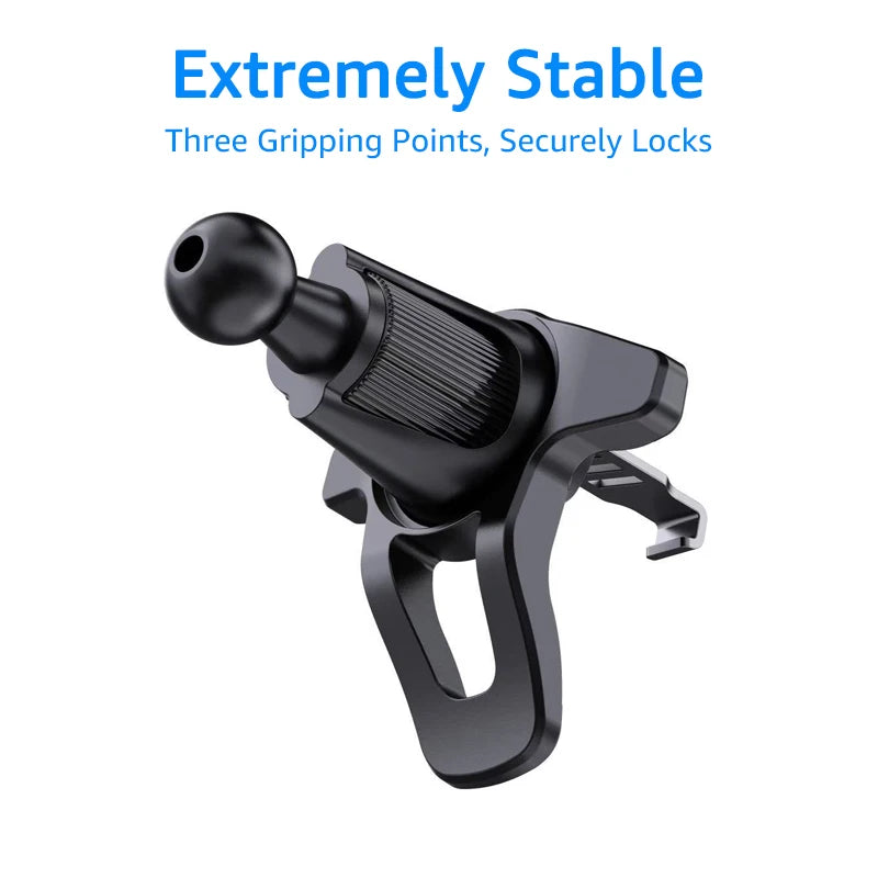 Car Phone Holder Accessories Universal 17mm Ball Head Base for Car Air Vent Clip Mobile Cellphone Support Stand Metal Hook
