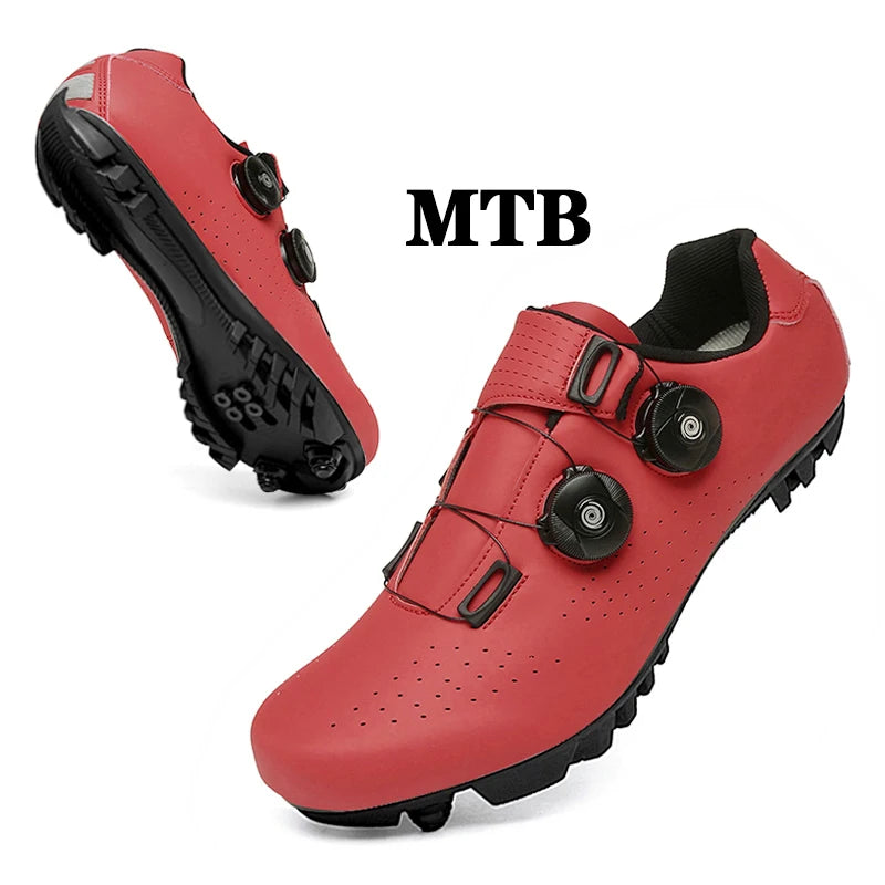 Professional Mountain Bike Cycling Shoes MTB Flat Cleat SPD Shoes Outdoor Self-Locking Big Size 47 Racing Bicycle Sneakers Men