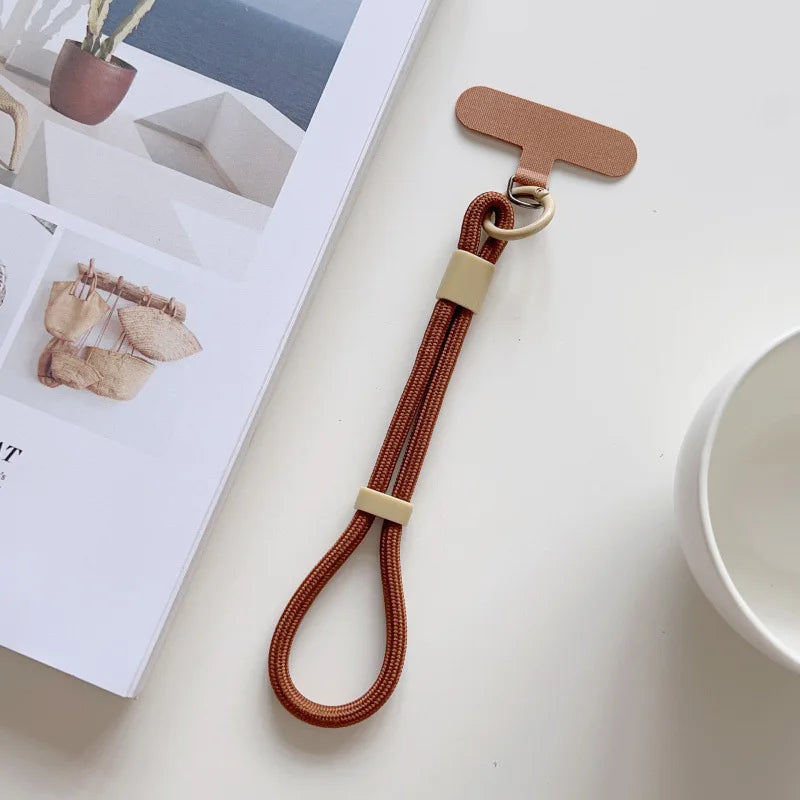 Mobile Phone Adjustable Short Lanyard Universal Colorful Hand Wrist Straps Rope For Cell Phone Case Accessories Anti-Lost Straps