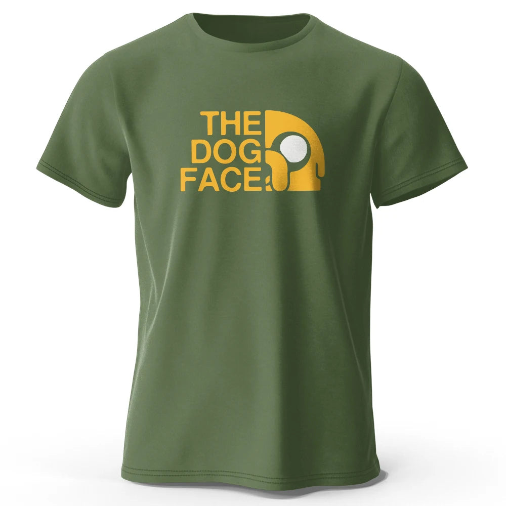 Men's Jake The Dog Printed T Shirt Oversized Funny Graphic Tees for Men Women Tops Tees