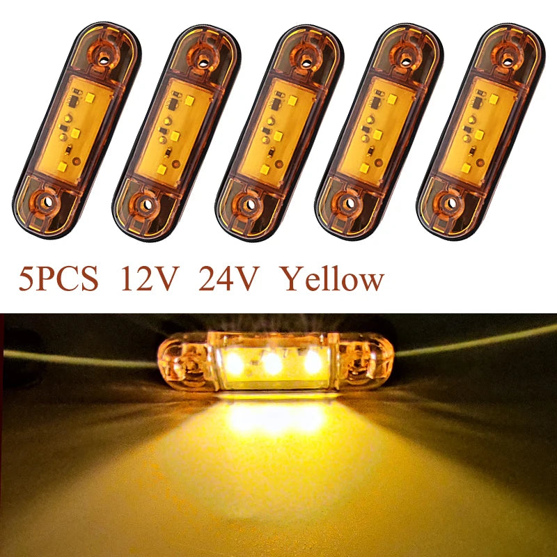 12V 24V Truck Accesorios Trailer Car External Lights Warning Tail Light Signal Brake Lamps for Scania Truck Trailer Lorry Bus