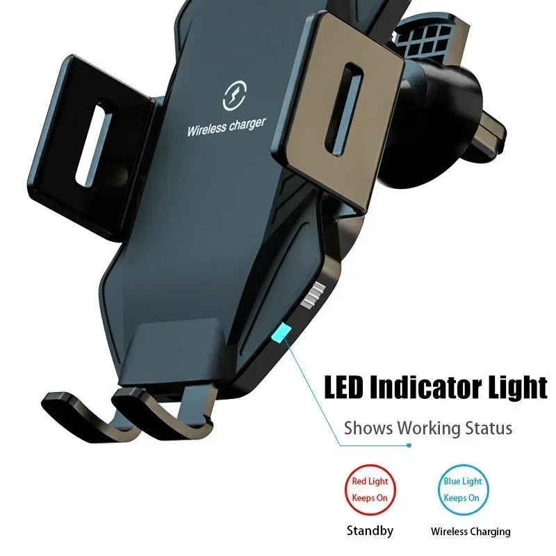 15W Fast Car Wireless Charging Stand for Ulefone Armor 25T 27T Pro/27 Pro/17 Pro/23 Ultra/11 12 Rugged Phone Holder Car-Charger