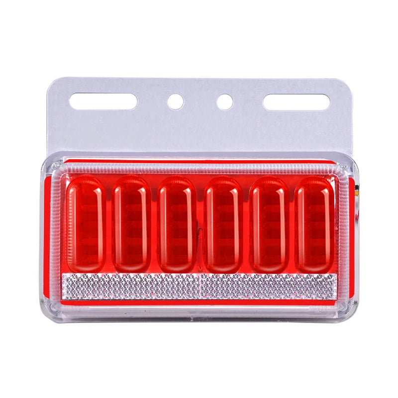 4PC 24V LED Side Light Trailer Truck External Lights Signal Indicator Lamp Warning Wide Turn Tail Light Trailer Lorry Waterproof